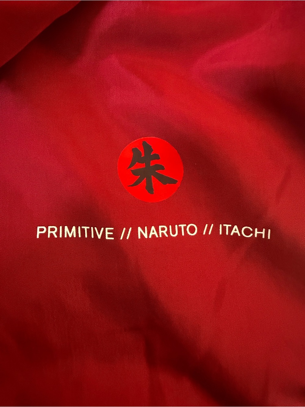 Primitive Maroon Snap-Front Naruto Jacket - Picture 3 of 4